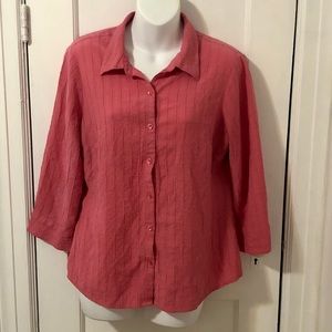 Ladies Croft & Barrow Button Down Blouse
